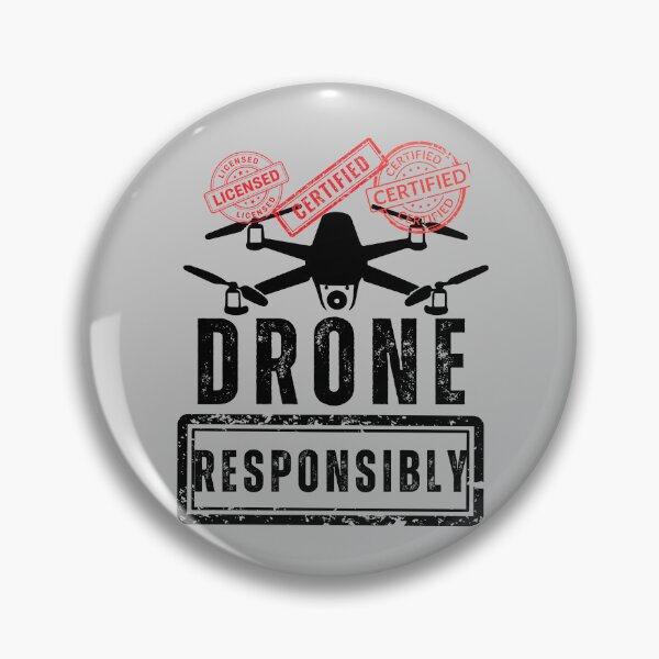 Artikelvorschau, Drone Responsibly Zertifizierter Drohnenpilot entworfen und verkauft von Soundpups.