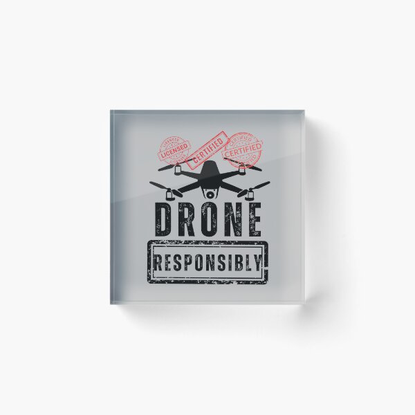 Aperçu de l'œuvre Pilote de drone certifié Drone Responsibility créée et vendue par Soundpups.