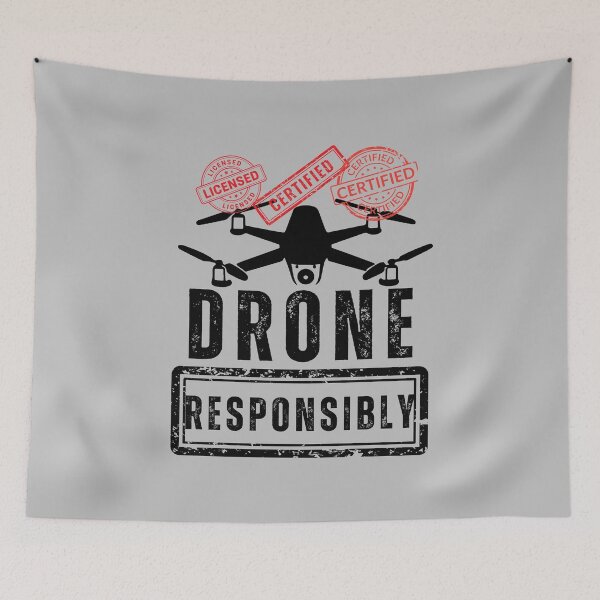 Item preview, Drone Responsibly Certified Drone Pilot designed and sold by Soundpups.