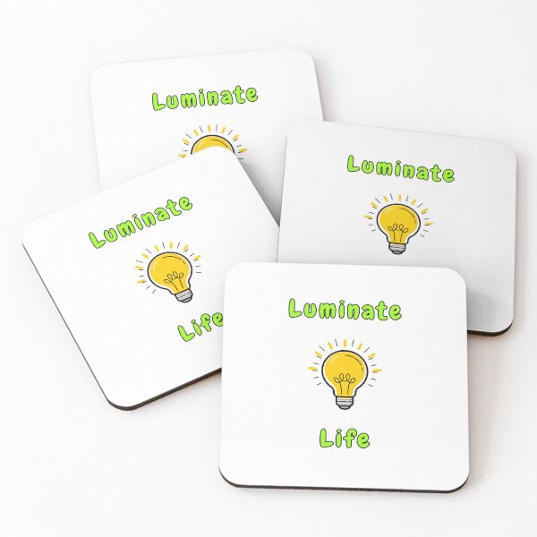 Item preview, Laminate Life, with Yellow Light bulb, Lime Green Font, Funny, Humorous, Puns designed and sold by AASparksDesigns.