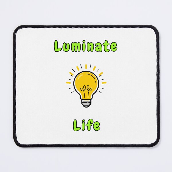 Item preview, Laminate Life, with Yellow Light bulb, Lime Green Font, Funny, Humorous, Puns designed and sold by AASparksDesigns.