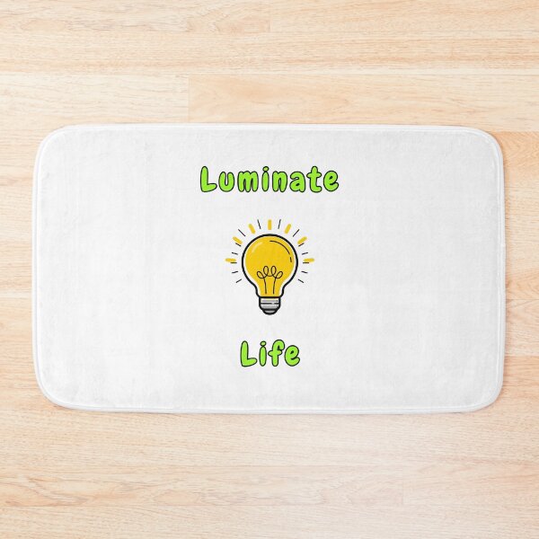 Item preview, Laminate Life, with Yellow Light bulb, Lime Green Font, Funny, Humorous, Puns designed and sold by AASparksDesigns.