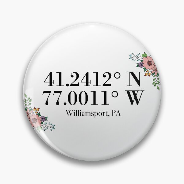 Item preview, Williamsport, PA Coordinates designed and sold by mynameisliana.