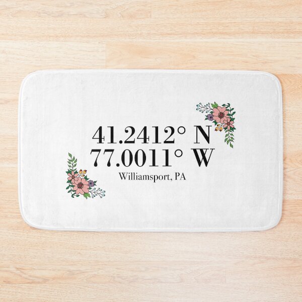 Item preview, Williamsport, PA Coordinates designed and sold by mynameisliana.