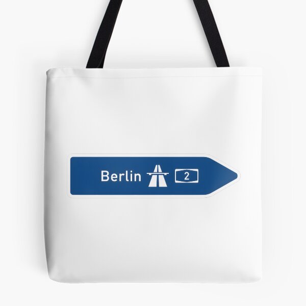 Item preview, Berlin Motorway German Signage designed and sold by PING 999 STUDIO.