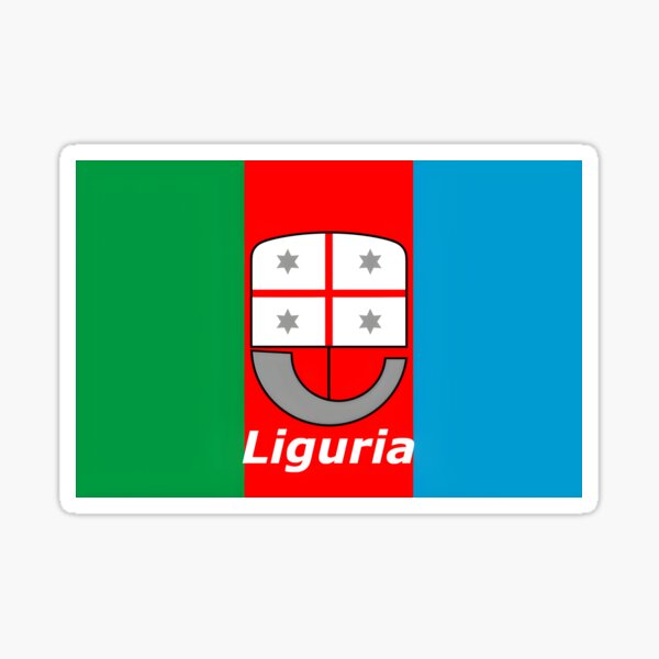 Item preview, Liguria Regional Flag designed and sold by Coccoloso.