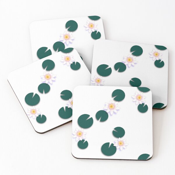 Item preview, Waterlilly Pond, water lillies  and Lilly pads designed and sold by Tigerlilly Designs.