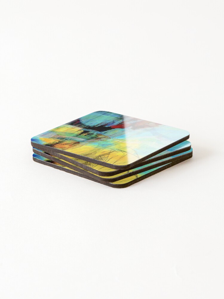 Thumbnail 4 of 5, Coasters (Set of 4), Abstract Patterns designed and sold by ViaARTfactory.
