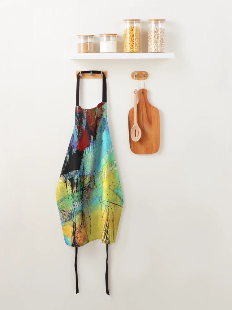 Thumbnail 4 of 6, Apron, Abstract Patterns designed and sold by ViaARTfactory.