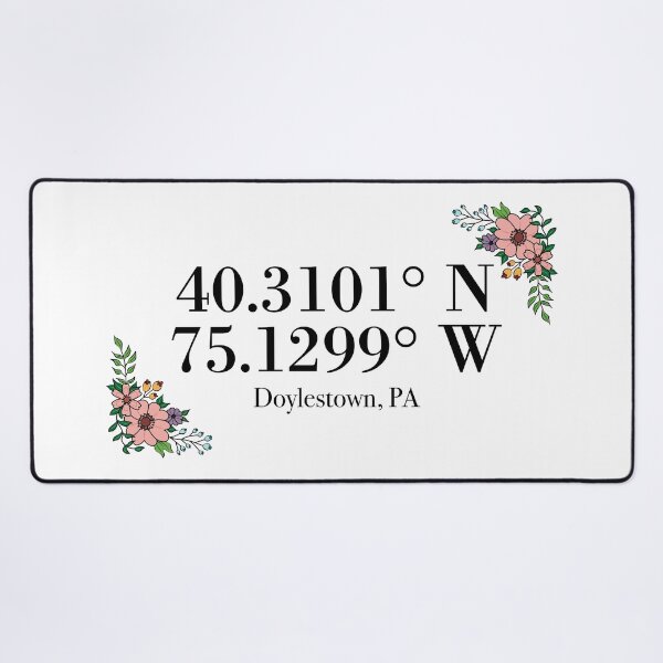 Item preview, Doylestown, PA Coordinates designed and sold by mynameisliana.