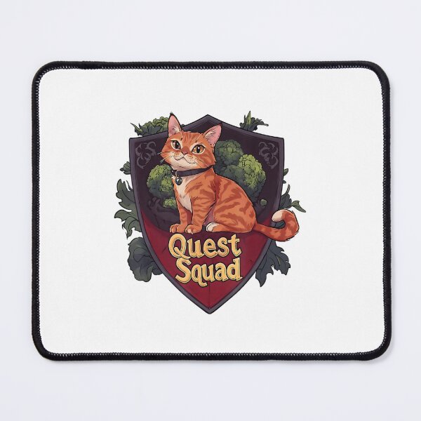 Item preview, Quest Fantasy Squad Broccoli Funny Cat Cute Retro designed and sold by FantasyFablesC.