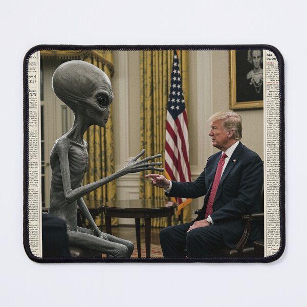 Item preview, Alien Meets President designed and sold by humanalien.