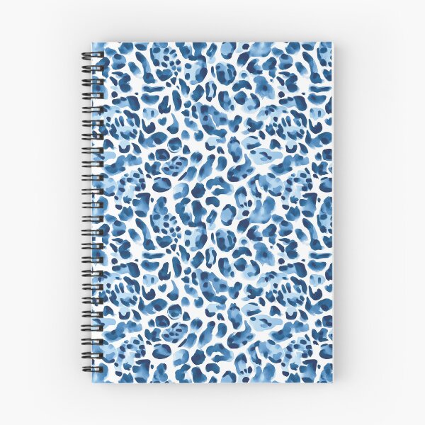 Item preview, Blue leopard skin seamless pattern designed and sold by Emily Waters.