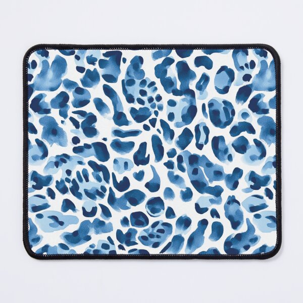 Item preview, Blue leopard skin seamless pattern designed and sold by Emily Waters.
