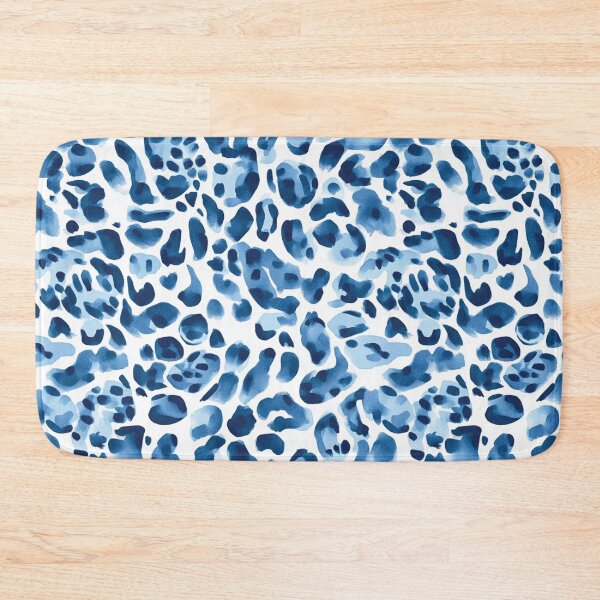 Item preview, Blue leopard skin seamless pattern designed and sold by Emily Waters.