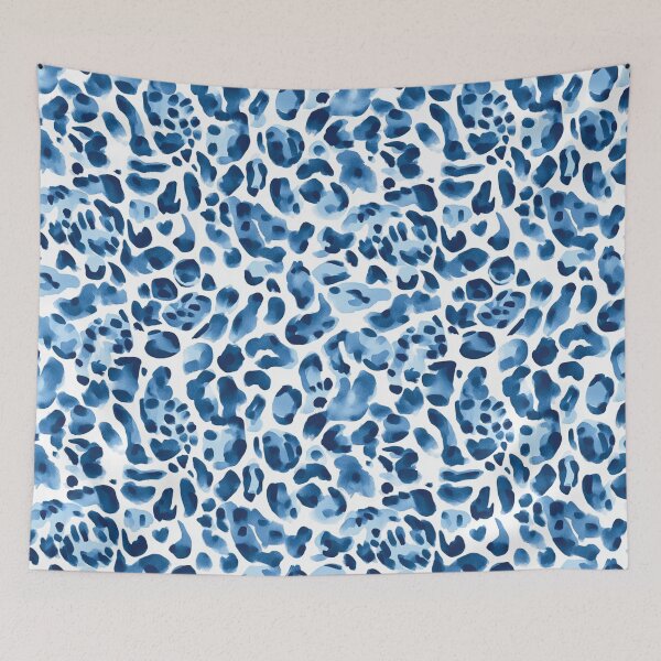 Item preview, Blue leopard skin seamless pattern designed and sold by Emily Waters.