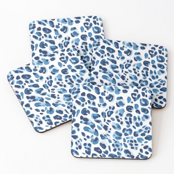 Item preview, Blue leopard skin seamless pattern designed and sold by Emily Waters.