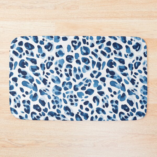 Item preview, Blue leopard skin seamless pattern designed and sold by Emily Waters.