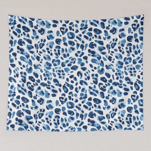 Item preview, Blue leopard skin seamless pattern designed and sold by Emily Waters.