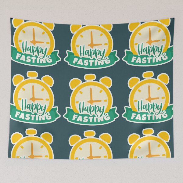 Item preview, Happy Fasting - Men's Ramadan Outfit Design designed and sold by Craft Ctyle.