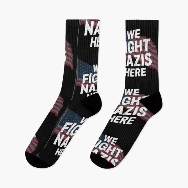 Item preview, We Fight Nazis Here In America designed and sold by PlanetMarker.