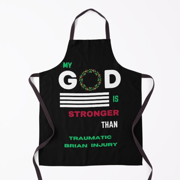 Item preview, My God Is Stronger Than Traumatic Brian Injury Awareness designed and sold by FestivityFinds.