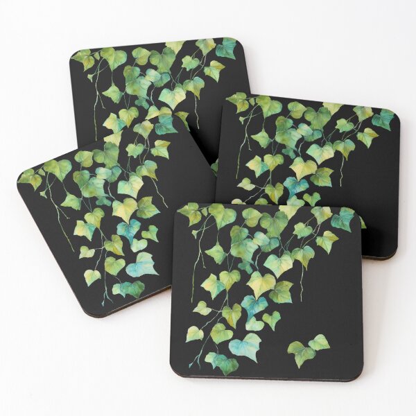 Item preview, watercolor ivy evergreen designed and sold by Valentina-V.