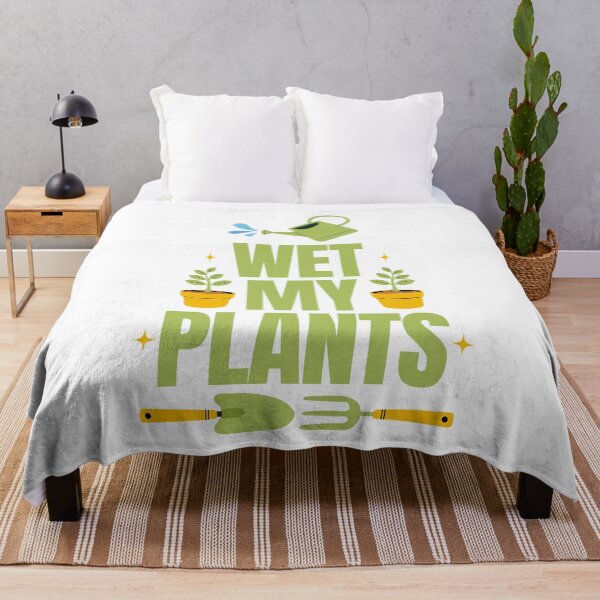Item preview, Wet My Plants - Funny Gardening Quotes - Plant Parents designed and sold by Millusti.