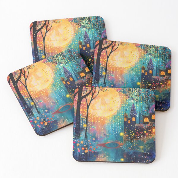 Item preview, Moonlit Fantasy Haven designed and sold by NeoNebulaArt.