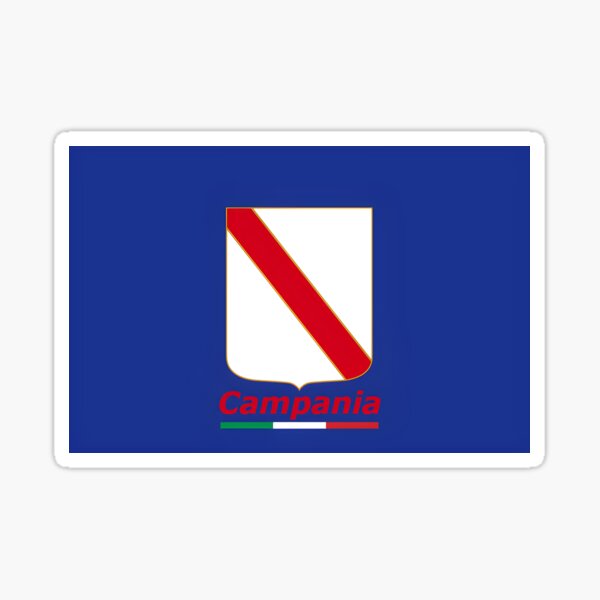 Item preview, Campania Regional Flag designed and sold by Coccoloso.