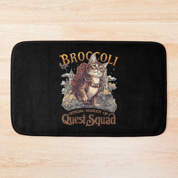 Item preview, Quest Fantasy Squad Broccoli Funny Cat Fantasy Book designed and sold by FantasyFablesC.