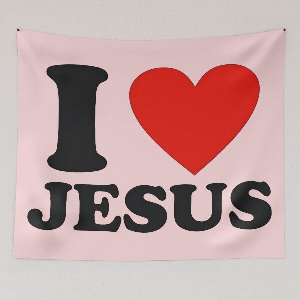 Item preview, I LOVE JESUS designed and sold by YChangShop.