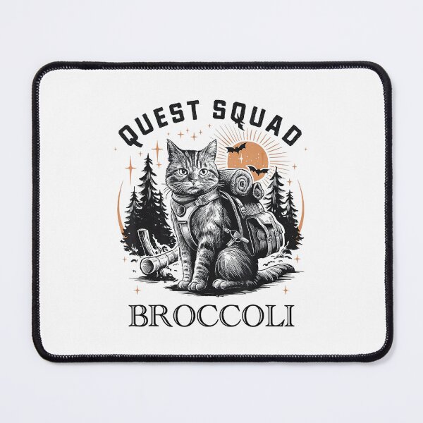 Item preview, Quest Fantasy Squad Broccoli Funny Cat Fantasy designed and sold by FantasyFablesC.