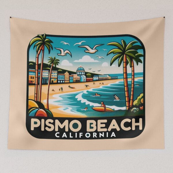 Item preview, Pismo Beach, California USA designed and sold by Myra365Art.