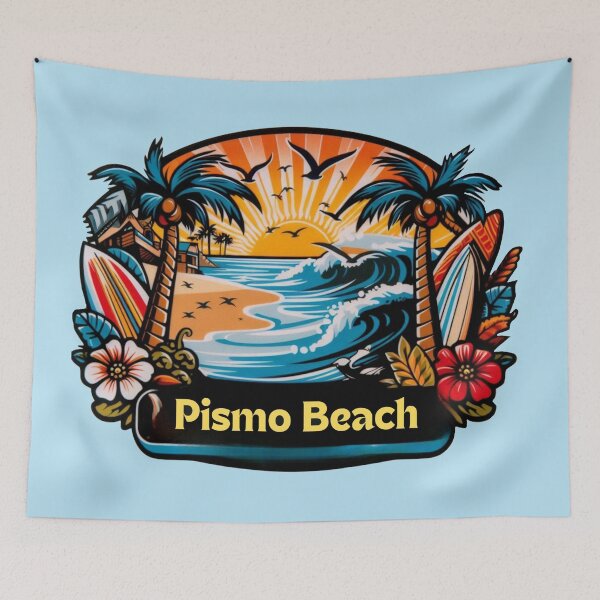 Item preview, Pismo Beach, California USA designed and sold by Myra365Art.