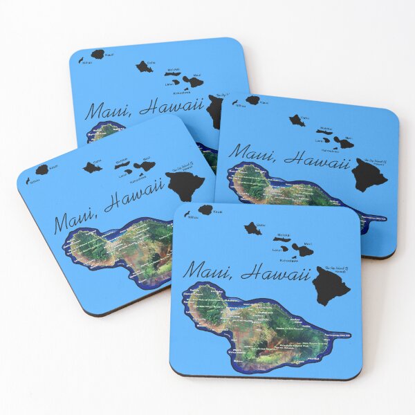 Item preview, Maui Hawaii With Hawaiian Islands designed and sold by JamesLimborg.