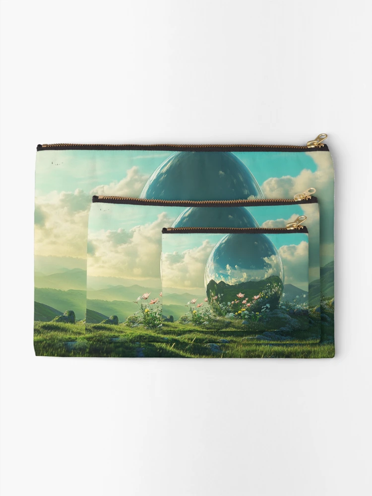 Thumbnail 2 of 4, Zipper Pouch, Raised designed and sold by RicoInStudios.