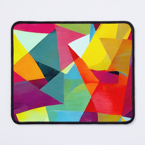 Item preview, The Abstract Bohemian, Contemporary Geometric Shapes Painting, Eclectic Colorful Maximalist Modern designed and sold by 83oranges.com.