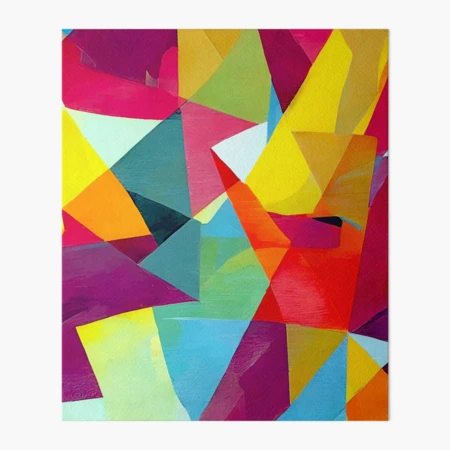 The Abstract Bohemian, Contemporary Geometric Shapes