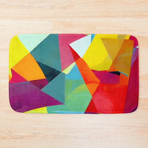 Item preview, The Abstract Bohemian, Contemporary Geometric Shapes Painting, Eclectic Colorful Maximalist Modern designed and sold by 83oranges.com.