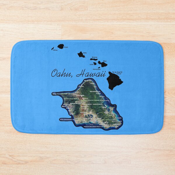 Item preview, Oahu Hawaii With Hawaiian Islands designed and sold by JamesLimborg.