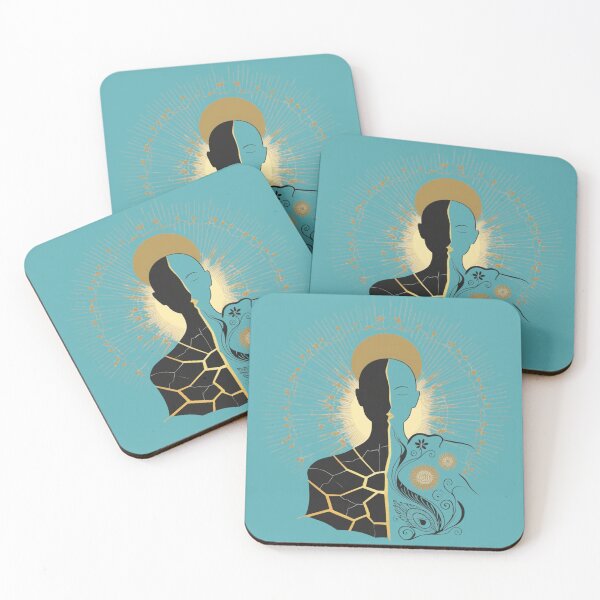 Item preview, Golden Resilience – A Tribute to Women’s Strength designed and sold by DehatiCanvas.