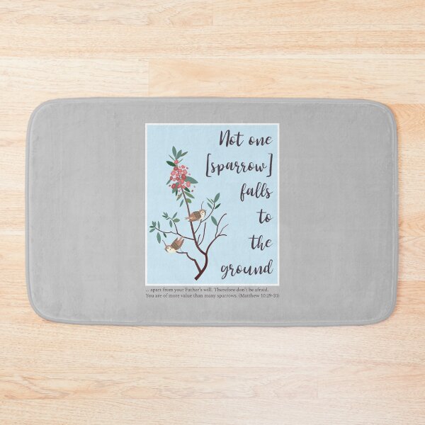 Item preview, Not One Sparrow Falls To The Ground Christian Faith Women designed and sold by HeavenlyHuesStudio.
