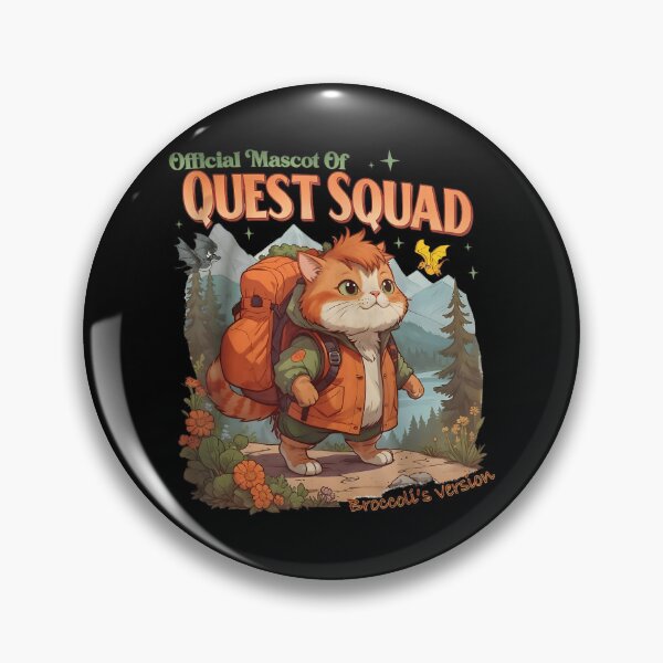 Item preview, Quest Fantasy Squad Broccoli Funny Cat Lover designed and sold by FantasyFablesC.