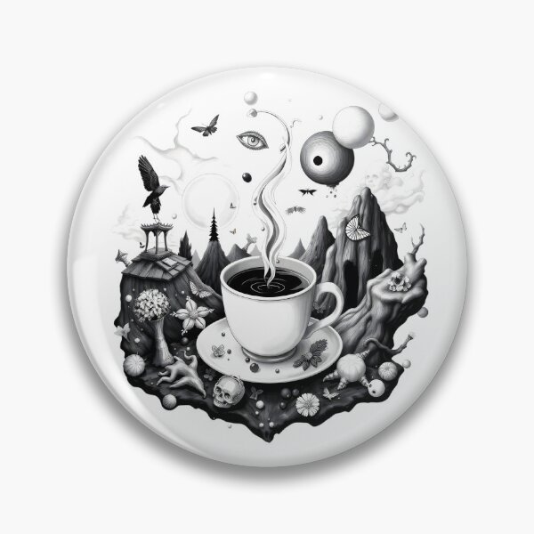 Item preview, Dark Roast, Dark Vibes – Gothic Coffee Art designed and sold by RvinJo8.