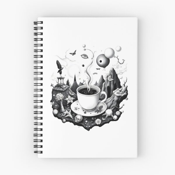 Item preview, Dark Roast, Dark Vibes – Gothic Coffee Art designed and sold by PING 999 STUDIO.