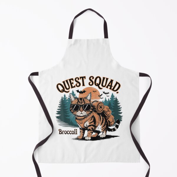 Item preview, Quest Fantasy Squad Broccoli Funny Cat Meme designed and sold by FantasyFablesC.