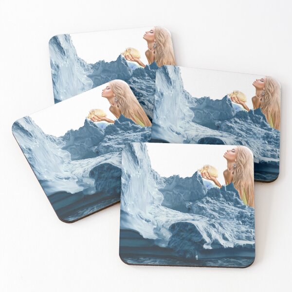 Item preview, Aesthetic Girl with Sound Shell & Ice Mountain – Ice T designed and sold by GraphixKing999.