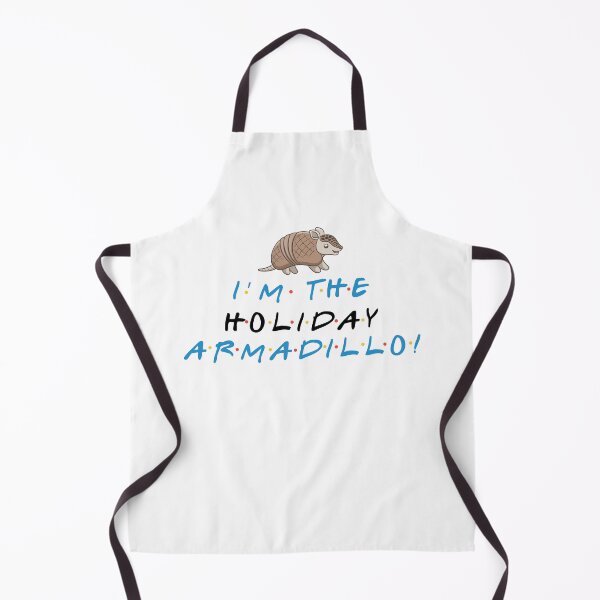 Item preview, “I’m the holiday armadillo! -Ross, FRIENDS designed and sold by Sticker Up.