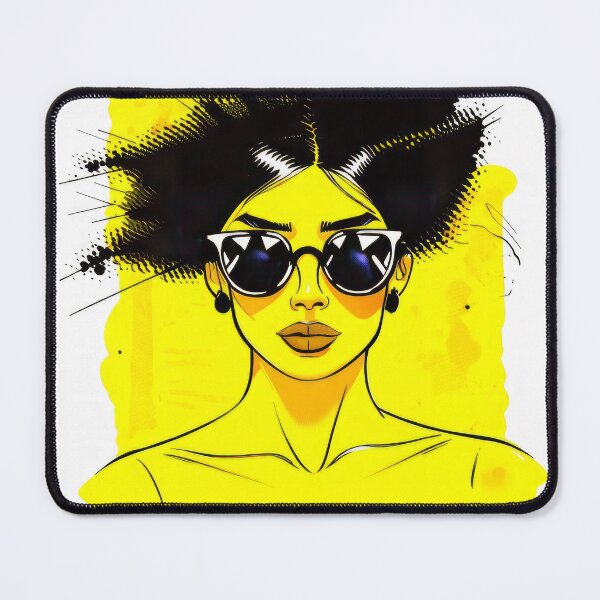 Item preview, Yellow Ink Lady 1 designed and sold by 3dvirtualand.